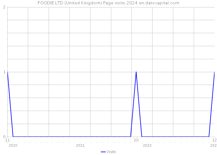 FOODIE LTD (United Kingdom) Page visits 2024 