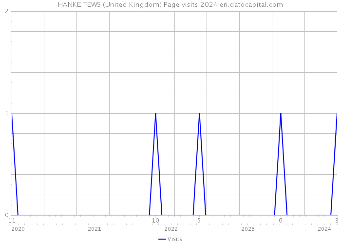 HANKE TEWS (United Kingdom) Page visits 2024 