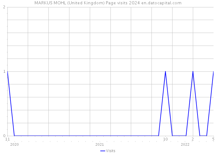 MARKUS MOHL (United Kingdom) Page visits 2024 