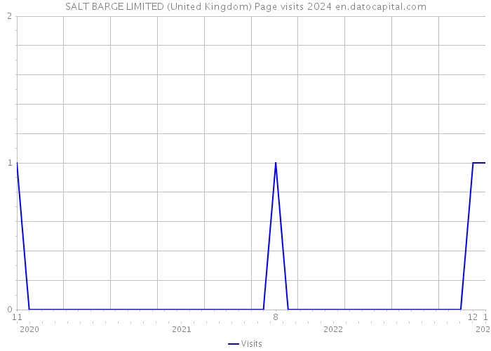 SALT BARGE LIMITED (United Kingdom) Page visits 2024 