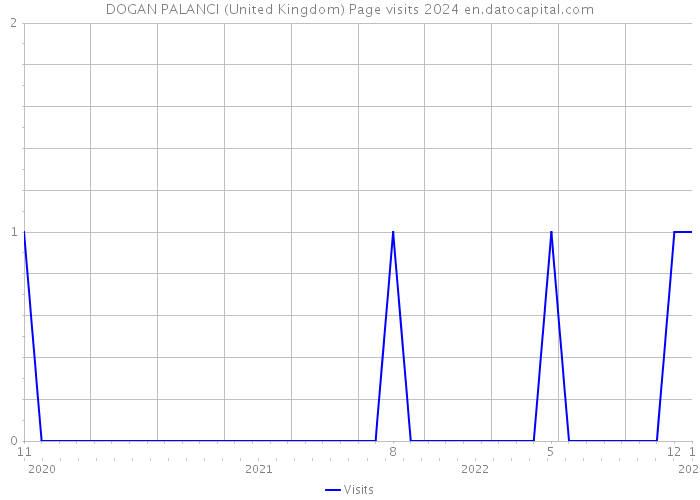 DOGAN PALANCI (United Kingdom) Page visits 2024 