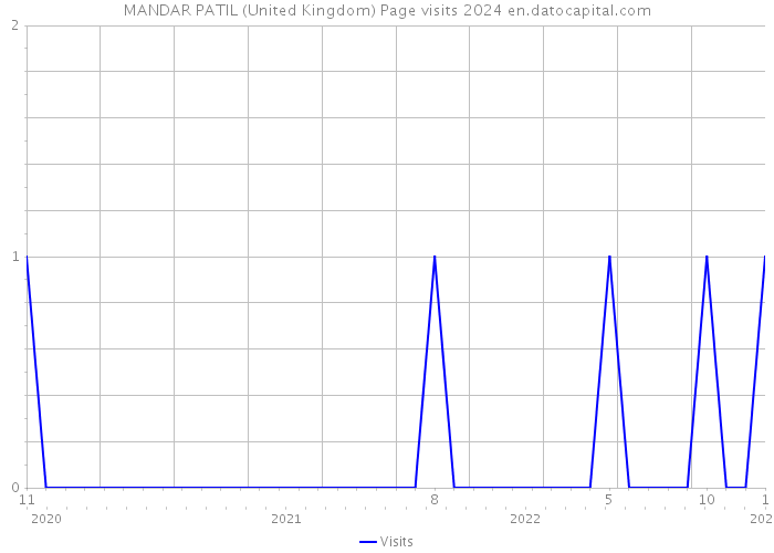 MANDAR PATIL (United Kingdom) Page visits 2024 