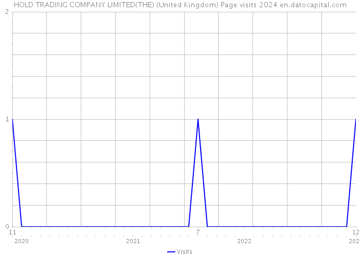 HOLD TRADING COMPANY LIMITED(THE) (United Kingdom) Page visits 2024 
