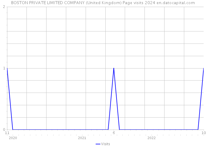 BOSTON PRIVATE LIMITED COMPANY (United Kingdom) Page visits 2024 