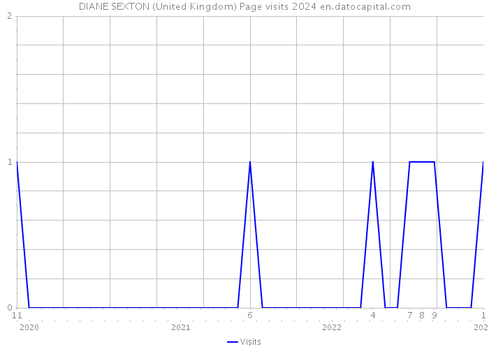 DIANE SEXTON (United Kingdom) Page visits 2024 
