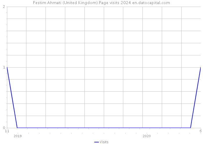 Festim Ahmati (United Kingdom) Page visits 2024 