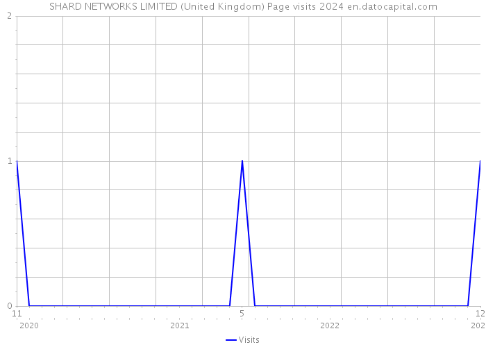 SHARD NETWORKS LIMITED (United Kingdom) Page visits 2024 