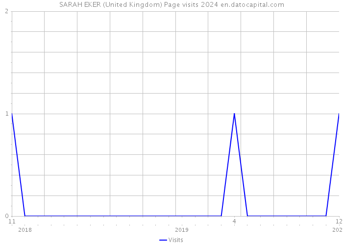 SARAH EKER (United Kingdom) Page visits 2024 