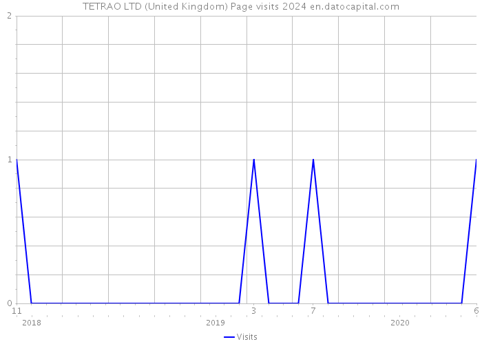 TETRAO LTD (United Kingdom) Page visits 2024 