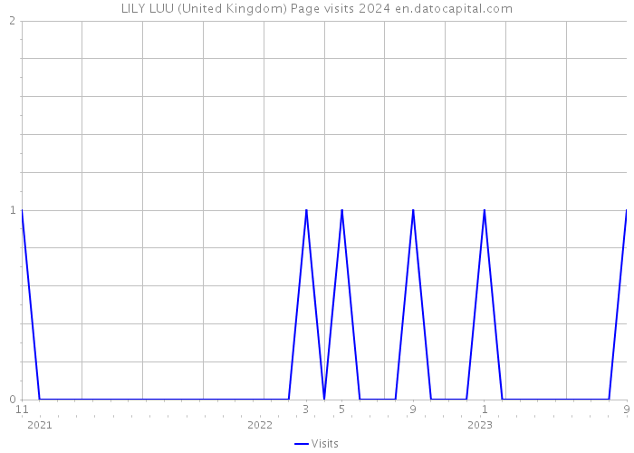 LILY LUU (United Kingdom) Page visits 2024 
