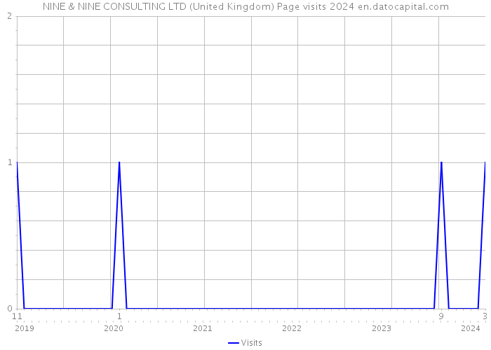 NINE & NINE CONSULTING LTD (United Kingdom) Page visits 2024 