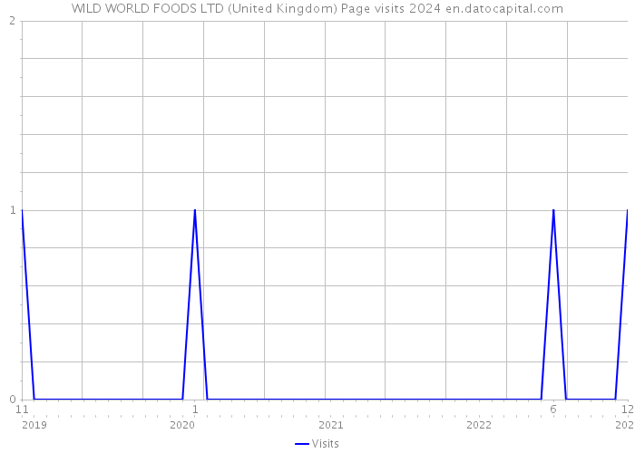 WILD WORLD FOODS LTD (United Kingdom) Page visits 2024 