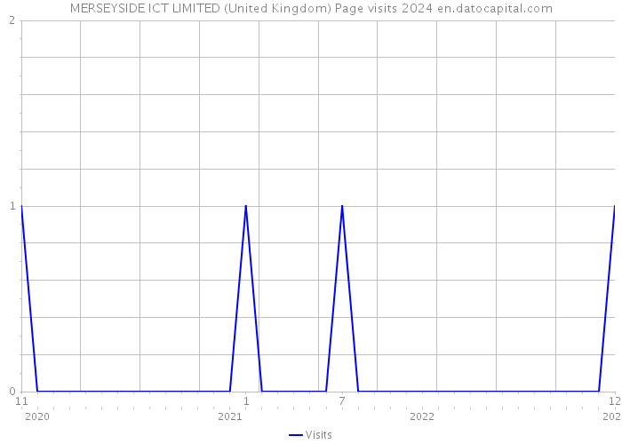 MERSEYSIDE ICT LIMITED (United Kingdom) Page visits 2024 