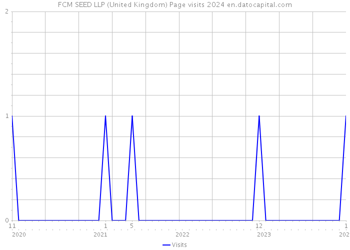 FCM SEED LLP (United Kingdom) Page visits 2024 