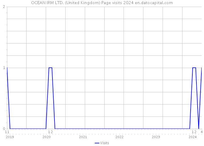 OCEAN IRM LTD. (United Kingdom) Page visits 2024 