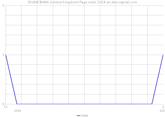 DIVINE BUMA (United Kingdom) Page visits 2024 
