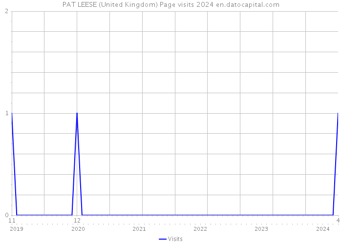 PAT LEESE (United Kingdom) Page visits 2024 