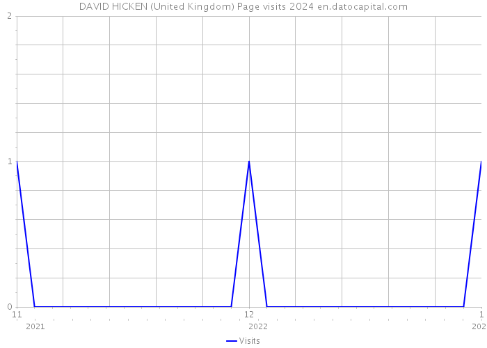 DAVID HICKEN (United Kingdom) Page visits 2024 