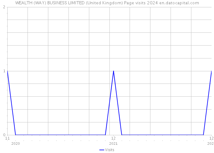 WEALTH (WAY) BUSINESS LIMITED (United Kingdom) Page visits 2024 