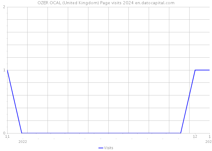 OZER OCAL (United Kingdom) Page visits 2024 