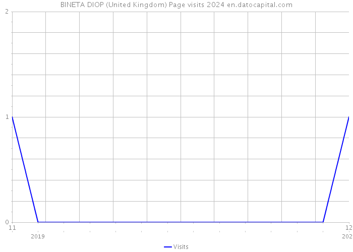 BINETA DIOP (United Kingdom) Page visits 2024 