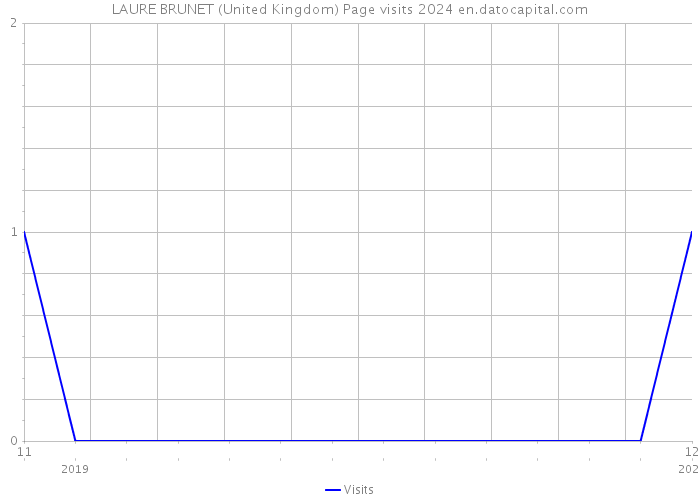 LAURE BRUNET (United Kingdom) Page visits 2024 