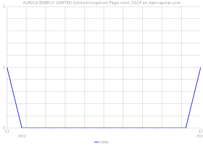 AURIGA ENERGY LIMITED (United Kingdom) Page visits 2024 