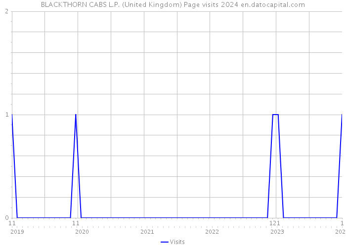 BLACKTHORN CABS L.P. (United Kingdom) Page visits 2024 