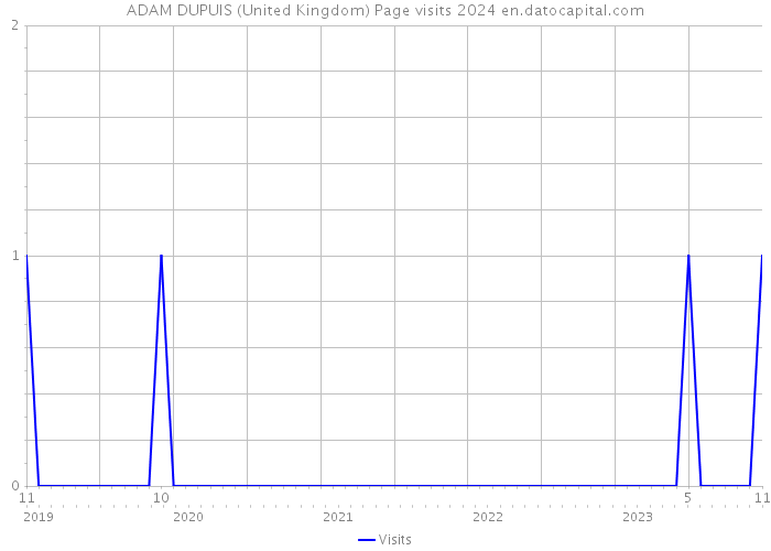 ADAM DUPUIS (United Kingdom) Page visits 2024 