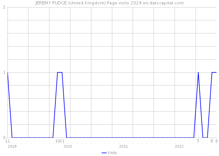 JEREMY PUDGE (United Kingdom) Page visits 2024 