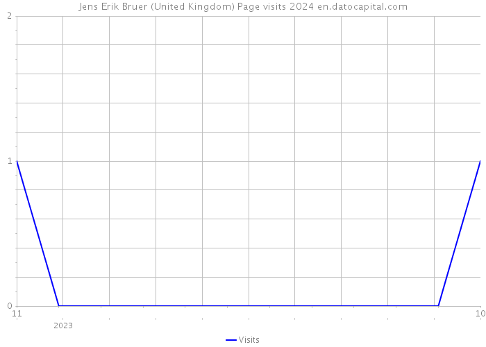Jens Erik Bruer (United Kingdom) Page visits 2024 