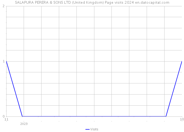 SALAPURA PERERA & SONS LTD (United Kingdom) Page visits 2024 