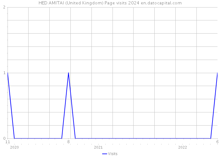 HED AMITAI (United Kingdom) Page visits 2024 