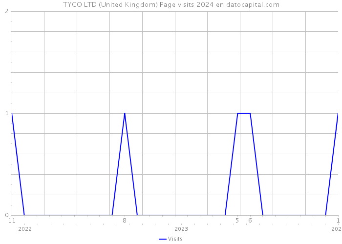 TYCO LTD (United Kingdom) Page visits 2024 