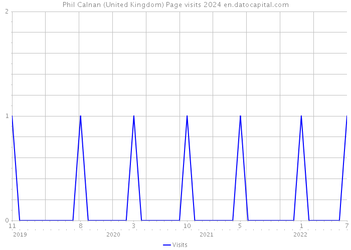 Phil Calnan (United Kingdom) Page visits 2024 