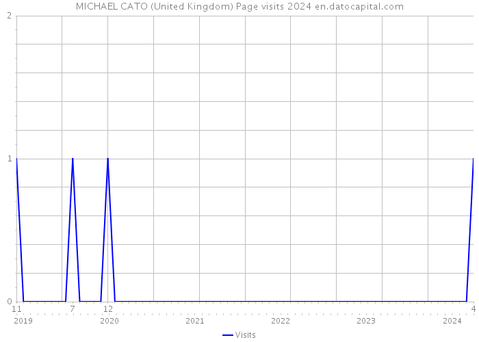 MICHAEL CATO (United Kingdom) Page visits 2024 