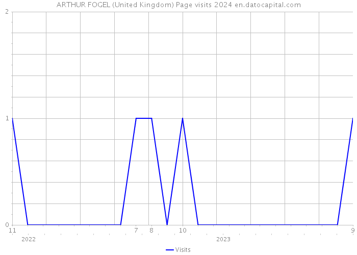 ARTHUR FOGEL (United Kingdom) Page visits 2024 