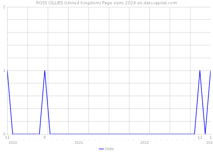 ROSS GILLIES (United Kingdom) Page visits 2024 