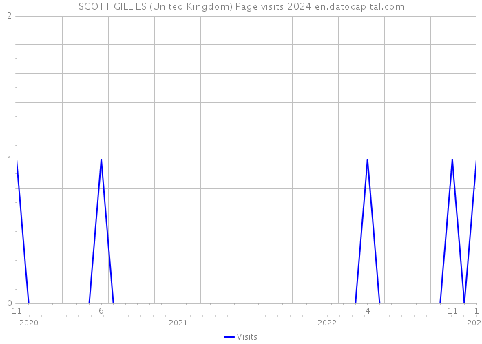 SCOTT GILLIES (United Kingdom) Page visits 2024 