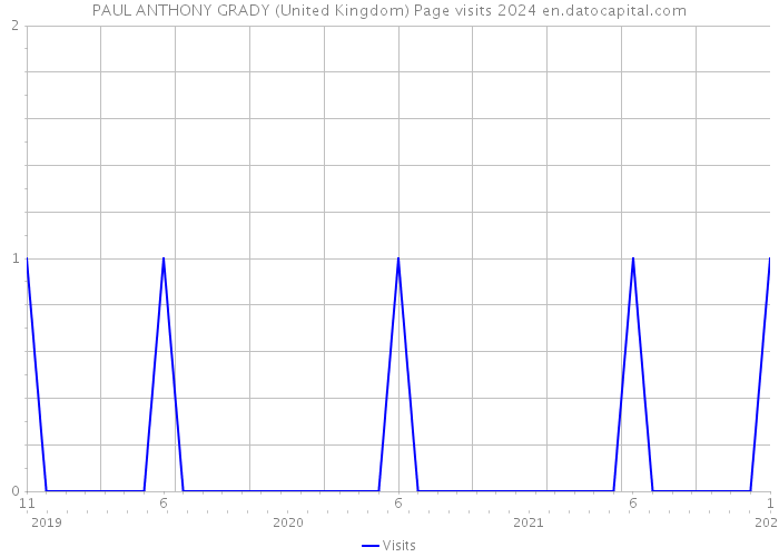 PAUL ANTHONY GRADY (United Kingdom) Page visits 2024 