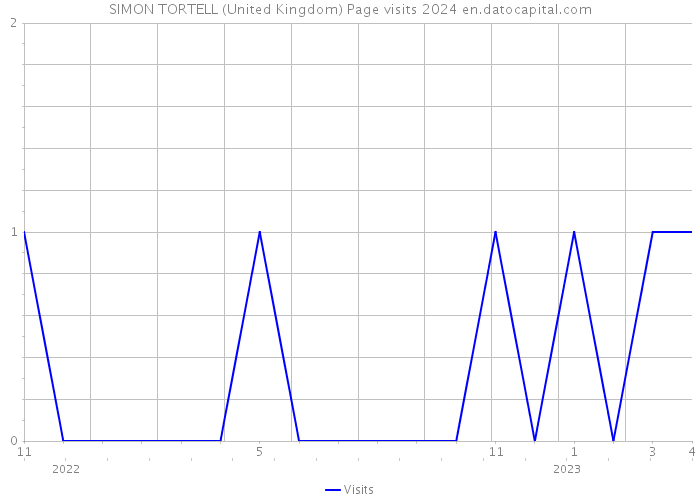 SIMON TORTELL (United Kingdom) Page visits 2024 