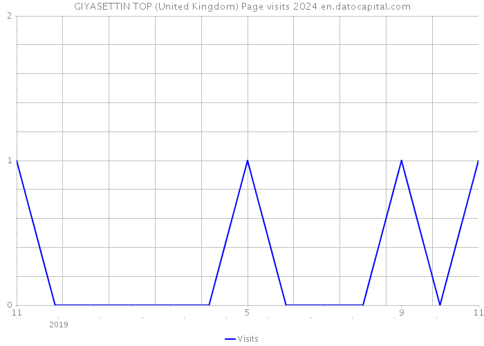 GIYASETTIN TOP (United Kingdom) Page visits 2024 