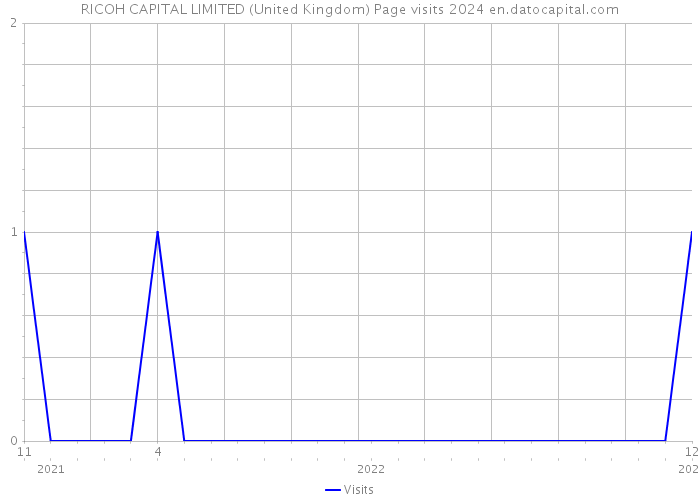 RICOH CAPITAL LIMITED (United Kingdom) Page visits 2024 