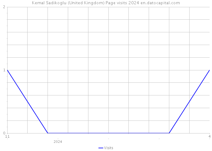 Kemal Sadikoglu (United Kingdom) Page visits 2024 