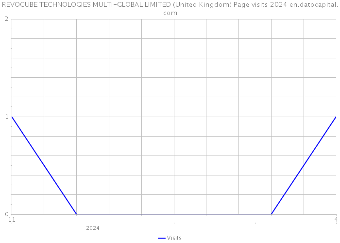 REVOCUBE TECHNOLOGIES MULTI-GLOBAL LIMITED (United Kingdom) Page visits 2024 