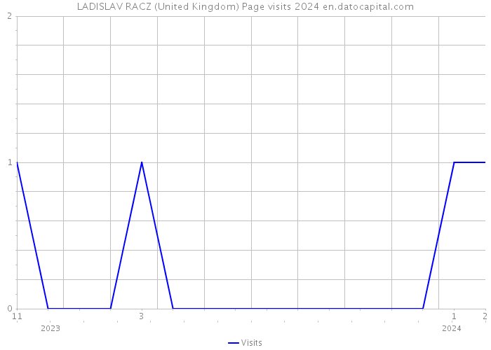 LADISLAV RACZ (United Kingdom) Page visits 2024 