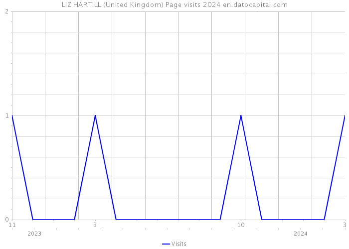 LIZ HARTILL (United Kingdom) Page visits 2024 