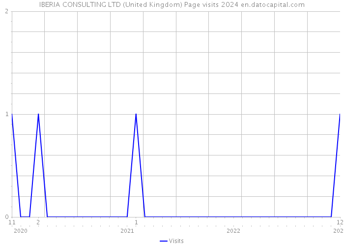 IBERIA CONSULTING LTD (United Kingdom) Page visits 2024 