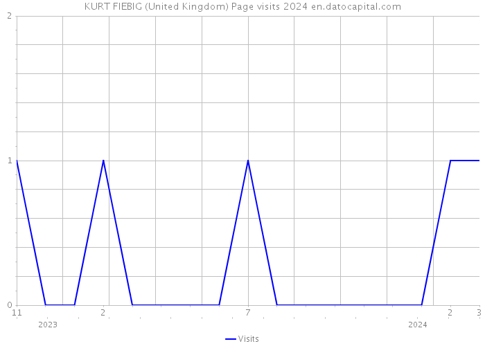 KURT FIEBIG (United Kingdom) Page visits 2024 