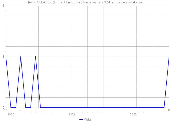 JACK CLEAVER (United Kingdom) Page visits 2024 